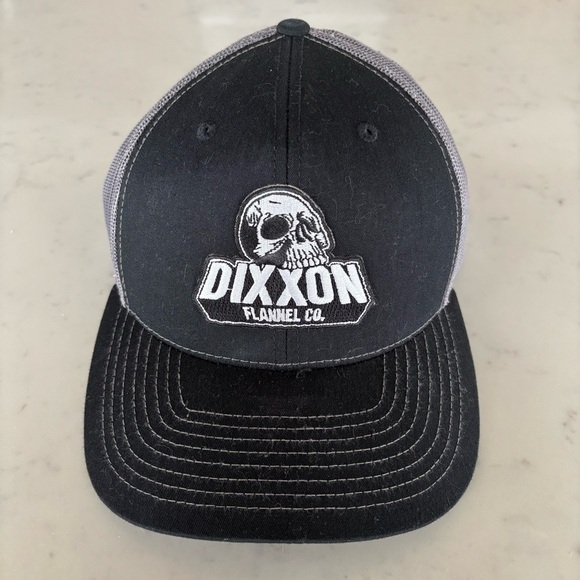 Dixxon Flannel Co. Black and Gray Trucker Cap - Picture 1 of 9